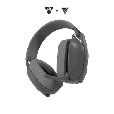 FANTECH STUDIO PRO WHG03 7.1 SURROUND SOUND BLUETOOTH & WIRELESS GAMING HEADSET – GREY WITH USB DONGLE FOR PHONE USAGE