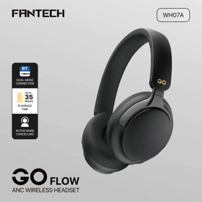 FANTECH WH07A GO FLOW ANC WIRELESS HEADSET BLACK