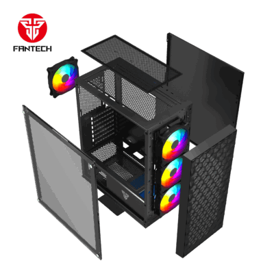 Fantech AERO 2 CG83 Middle Tower Gaming Case – Black