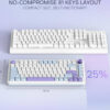 Redragon UCAL K673 PRO 75% Wireless Mechanical Keyboard