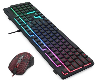 193301b9-38e6-42ed-83e3-fdd9b8f5d840 REDRAGON - S107P-BA Wired 4-in-1 Gaming Keyboard & Mouse Headset & Mouse Combo