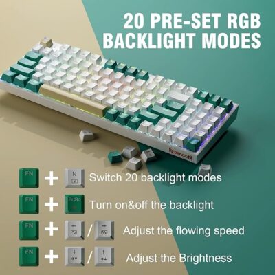 Redragon K643WGC 90% Mechanical Gaming Keyboard