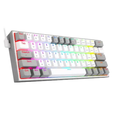 Redragon Keyboard Fizz Pro K616-RGB (White gray) Mechanical