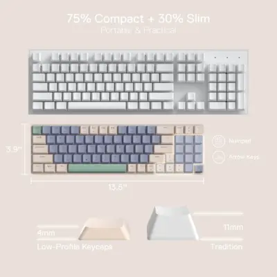 Redragon BS8772 Wireless Keyboard and Mouse Combo