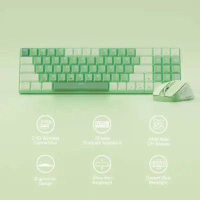 Redragon BS8772 Wireless Keyboard and Mouse Combo