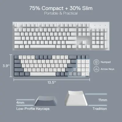 Redragon BS8772 Wireless Keyboard and Mouse Combo