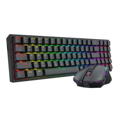 Redragon S136 Mechanical Gaming Keyboard Gaming Mouse Tri-Modes Combo
