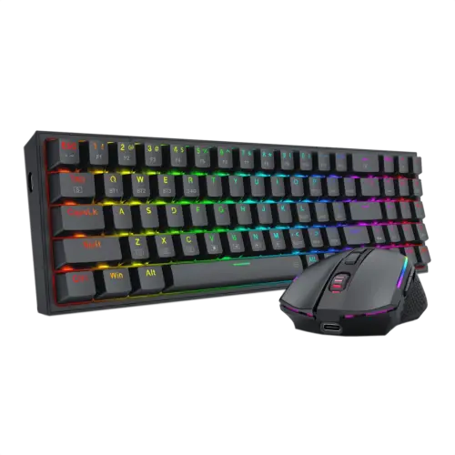 Redragon S136 Mechanical Gaming Keyboard Gaming Mouse Tri-Modes Combo