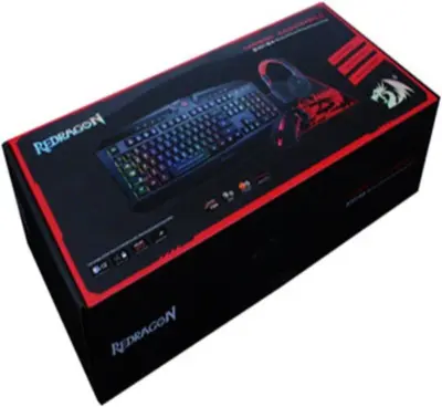 Redragon S101-BA-2 PC Gaming Keyboard, Mouse Combo, Mouse Pad and Gaming Headset