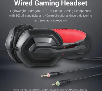 Redragon S101-BA-2 PC Gaming Keyboard, Mouse Combo, Mouse Pad and Gaming Headset