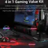 Redragon S101-BA-2 PC Gaming Keyboard, Mouse Combo, Mouse Pad and Gaming Headset